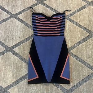 Strapless colorful Marciano mini